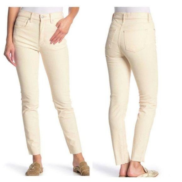 Free People Velveteen High Waist Skinny Pants - Picture 1 of 6